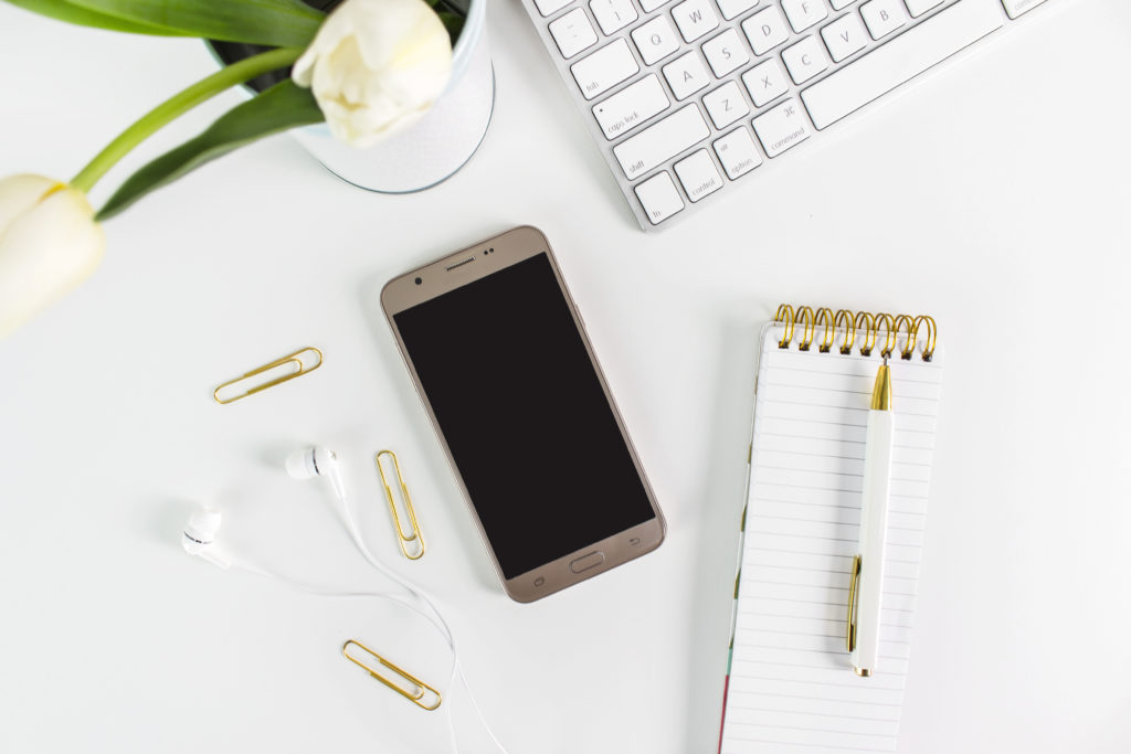 Organized Feminine Workspace Home Office