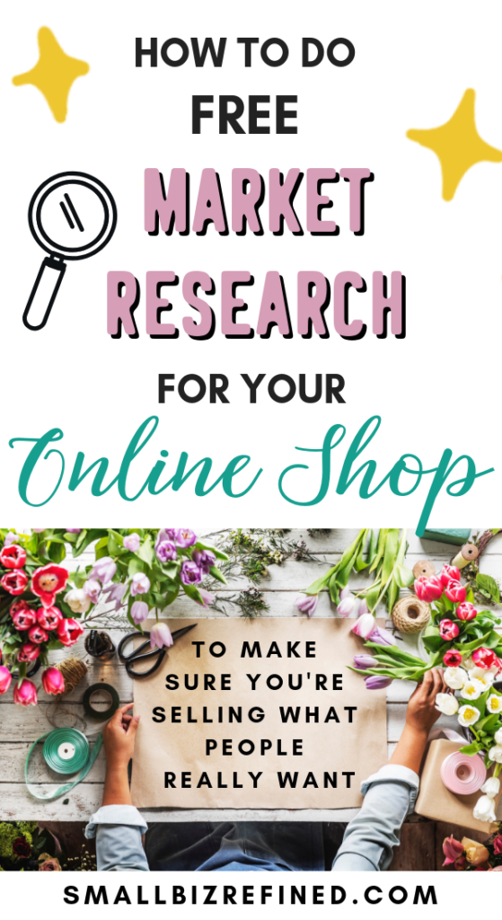 Doing market research for your small business doesn't have to be difficult or expensive. It's as simple as asking and listening. These strategies will show you how to figure out which types of products your audience is looking for, including where to find inspiration for products to make for your Etsy or online shop. There are lots of ways to find product ideas! #etsyshop #etsytips #smallbusiness #entrepreneur #ecommerce
