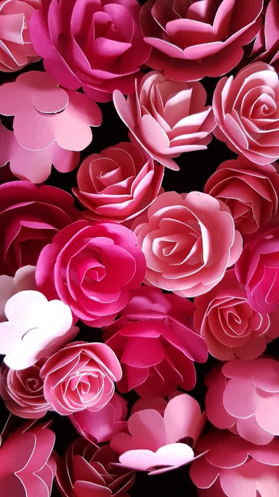 Product Ideas - Pink Paper Flowers