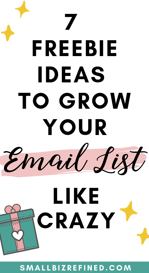 7 freebie ideas to grow your email list with engaged subscribers 