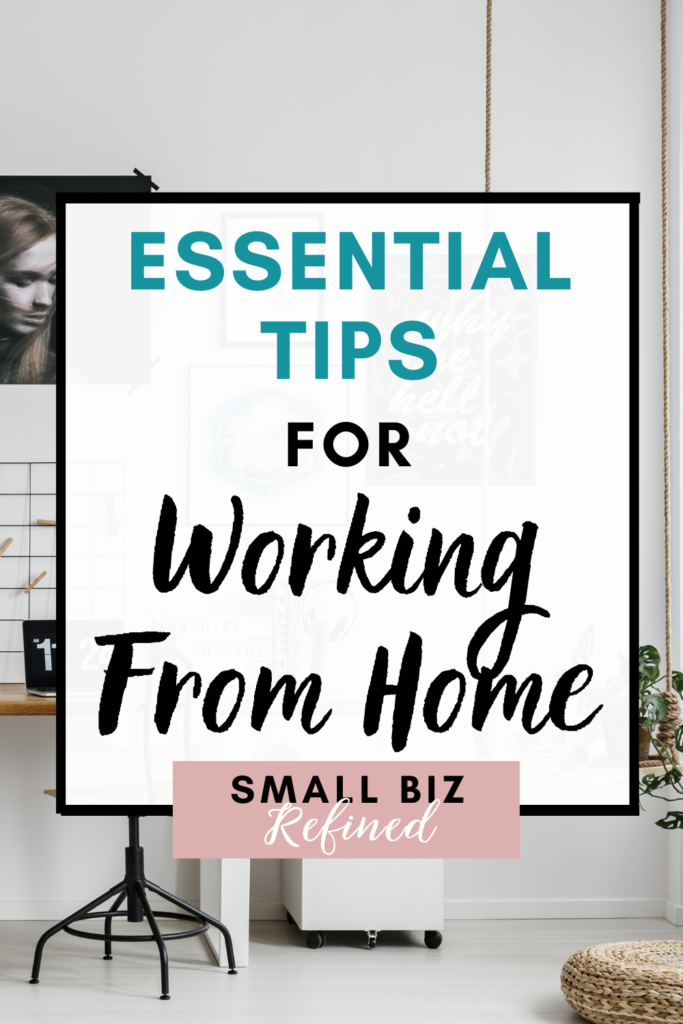 Essential tips for working from home