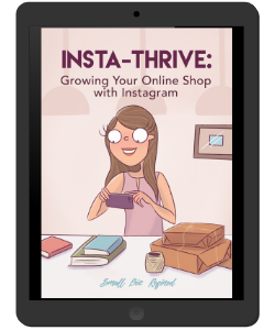 Instagram ebook iPad graphic mockup